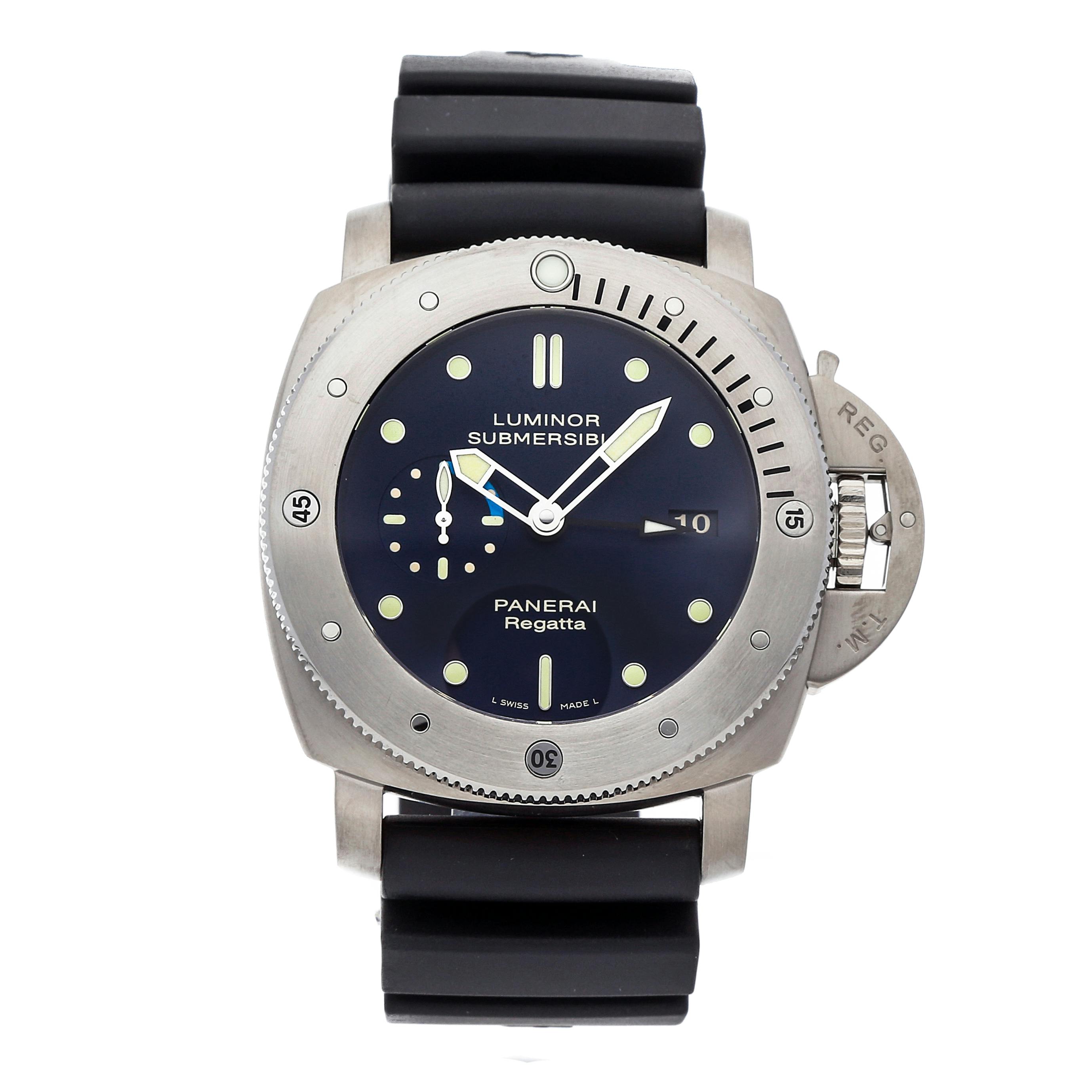 Panerai Luminor Submersible 1950 Regatta 3 Days GMT Titanio